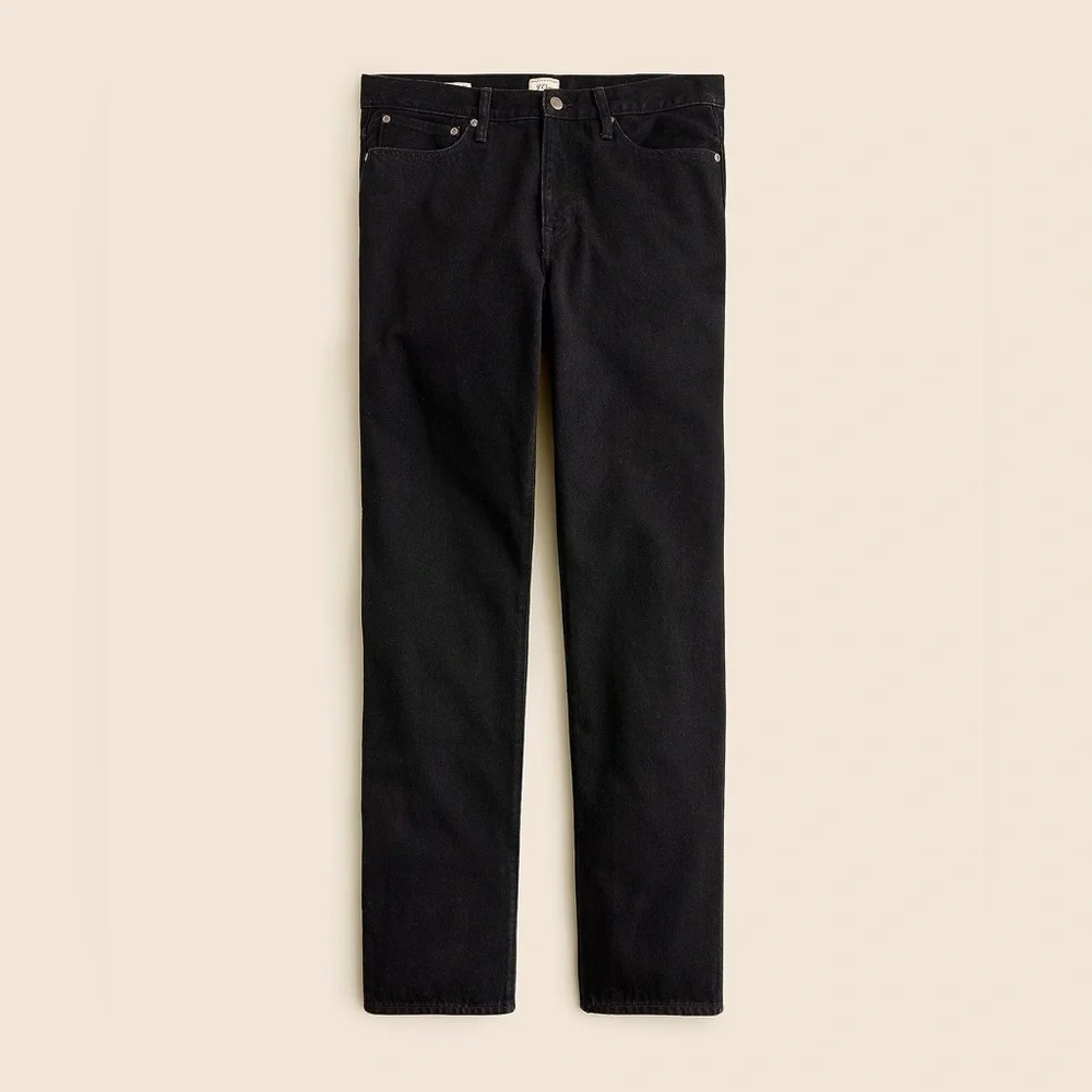 J CREW Classic jean in black rinse wash Size 38 NWT $148 CC325‎